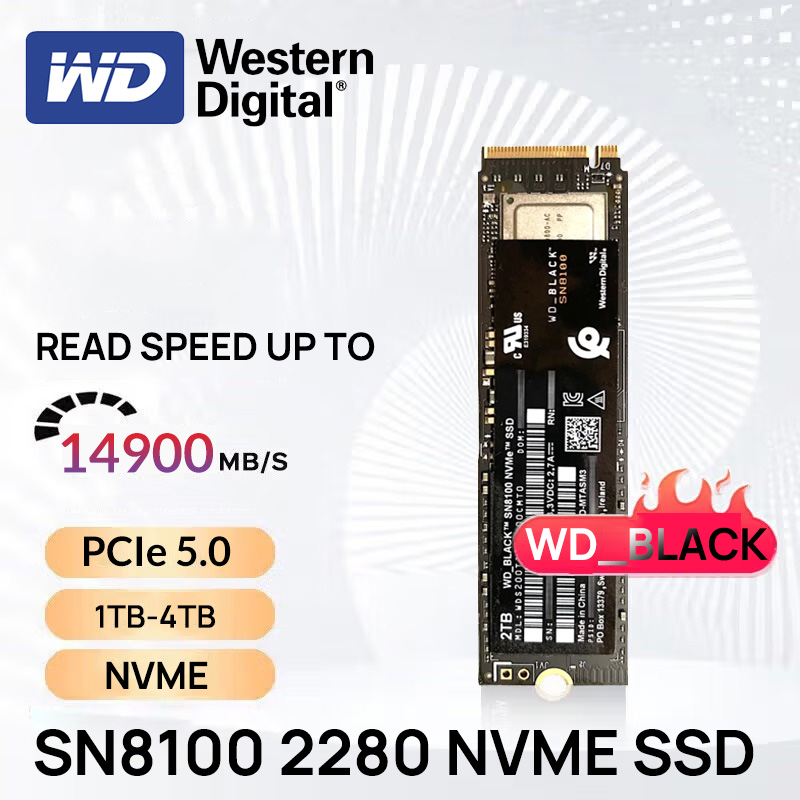 Nvme Pcie 5.0 Ssd 4Tb - Western Digital PCIe 5.0 Yeni SSD