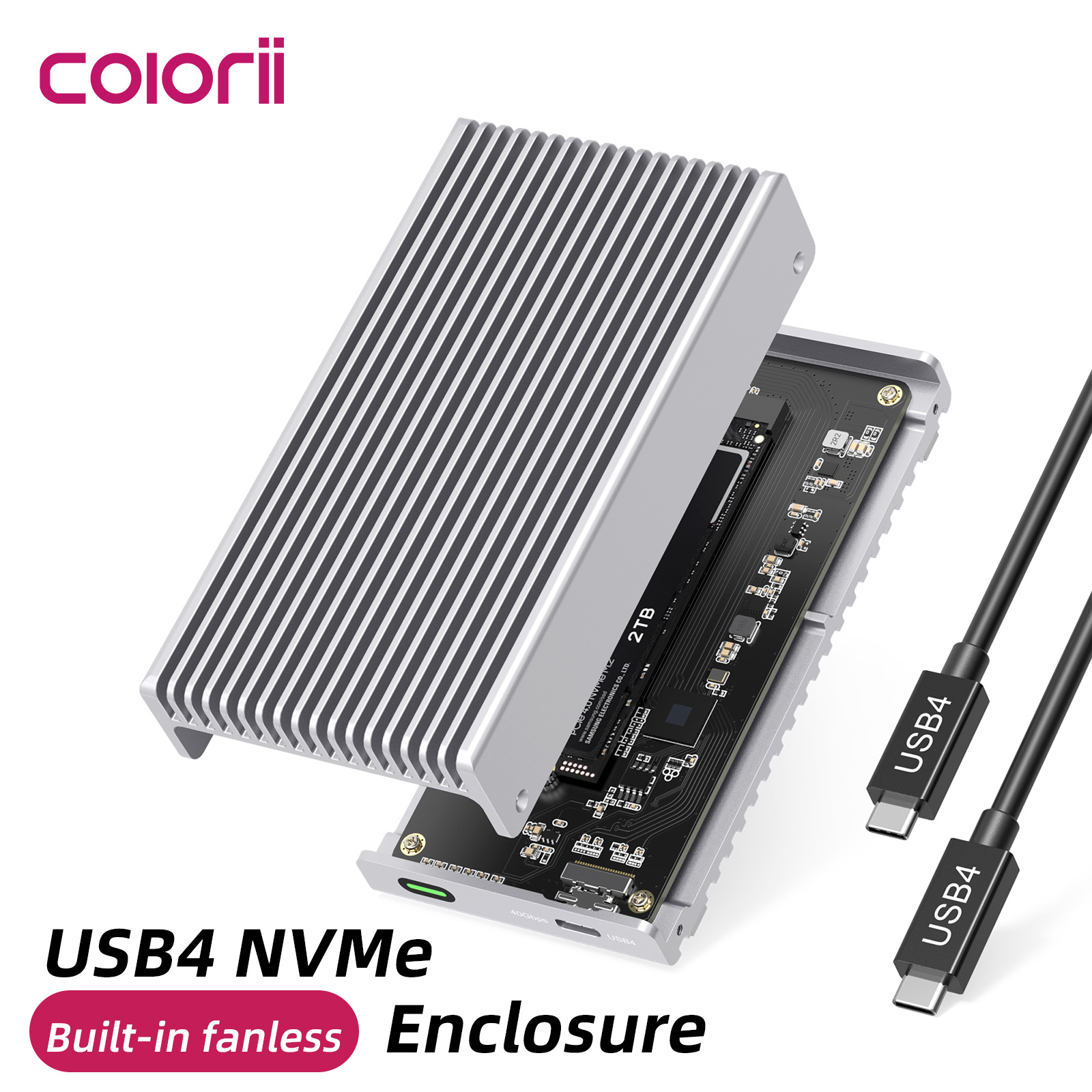 Usb4 40Gbps External Ssd 8Tb - Fansız 40Gbps USB4 Thunderbolt Harici SSD