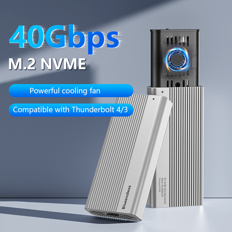 Usb4 40Gbps External Ssd 8Tb - Taşınabilir USB4 M.2 NVMe SSD Kutusu,