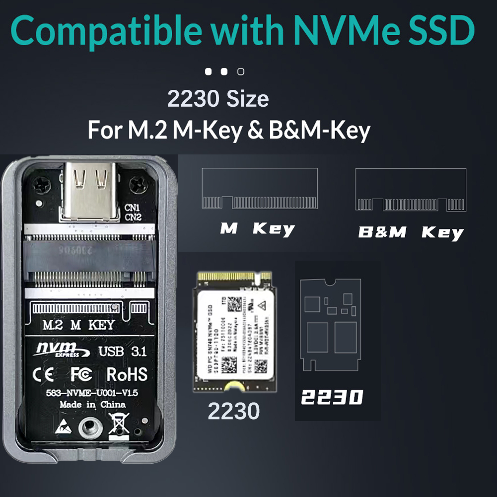 2230 2242 M.2 NVMe Kasa Muhafa - M2 2230 Ssd 2Tb Pcie 4.0 incelemesi ve fiyatı