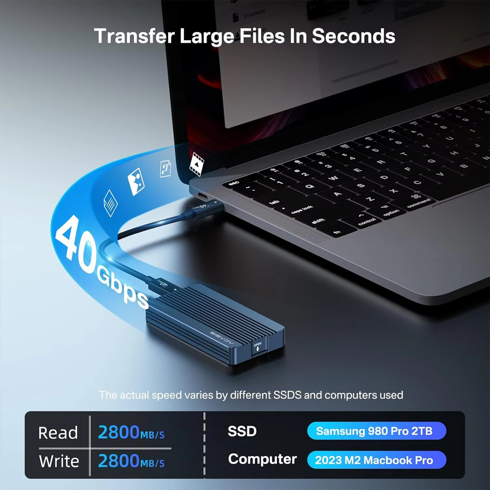 ACASIS 40Gbps M.2 NVMe SSD Kut - 8Tb M2 Nvme Ssd incelemesi ve fiyatı