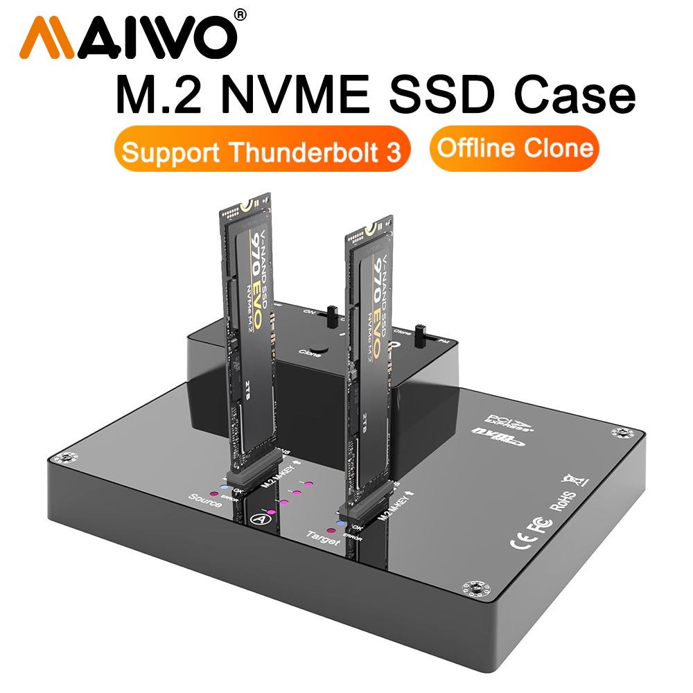 MAIWO 2 Bay M2 NVMe Yerleştirm - 8Tb M2 Nvme Ssd incelemesi ve fiyatı