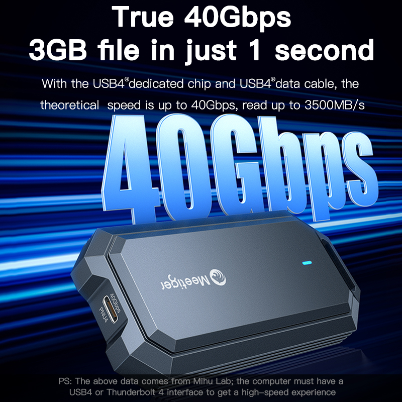 Meetiger 40Gbps M.2 SSD Kutusu - Usb4 40Gbps External Ssd 8Tb incelemesi ve fiyatı