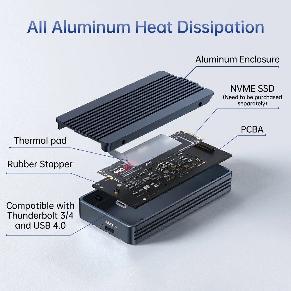 ACASIS 40 Gbps M.2 NVMe SSD Mu - 8Tb M2 Nvme Ssd incelemesi ve fiyatı