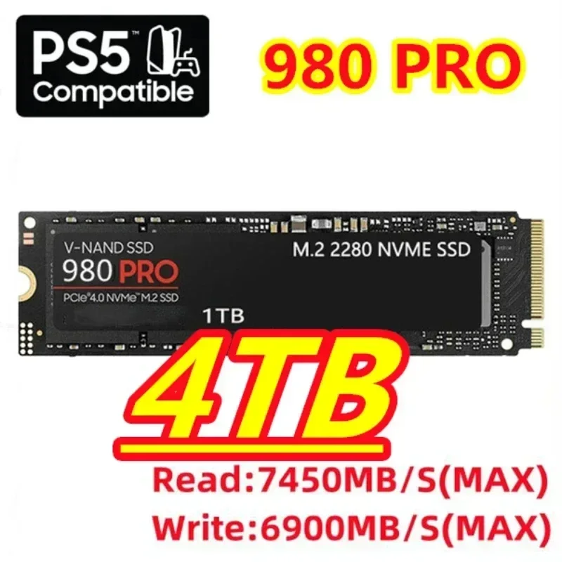 Orijinal 980 PRO M.2 2280 NVMe - Pcie 4.0 4Tb 2280 Ssd 7450Mbps incelemesi ve fiyatı