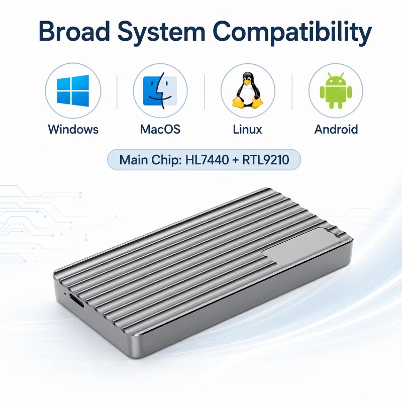 Alüminyum M.2 NVMe SSD Kutusu  - Usb4 40Gbps External Ssd 8Tb incelemesi ve fiyatı