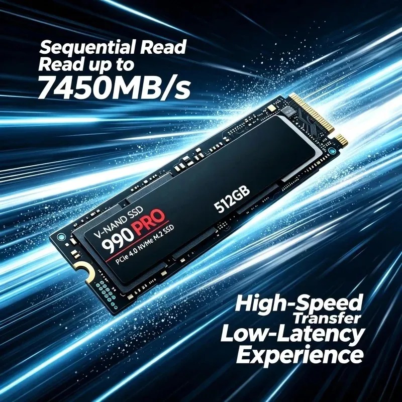990 PRO Orijinal SSD – 512GB/1 - Pcie 4.0 4Tb 2280 Ssd 7450Mbps incelemesi ve fiyatı